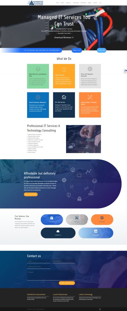 نمونه کار طراحی سایت شرکتی - تکنویار