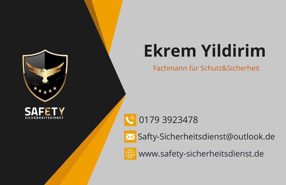 طراحی کارت ویزیت شخصی رییس شرکت امنیتی